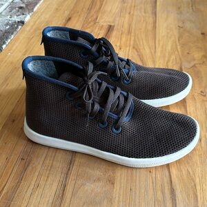 Allbirds Original Hightop Shoes - Classic sz 10 W Dark Brown w wool insoles